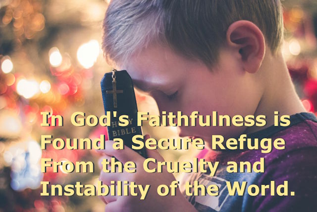 Boy and Bible Background Image with Text
